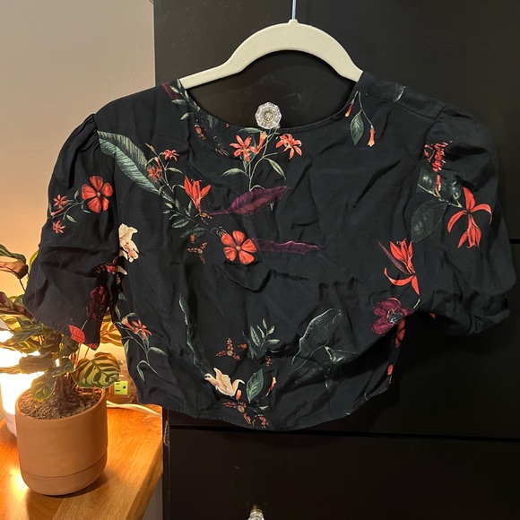 Zara floral tie top - Picture 5 of 6
